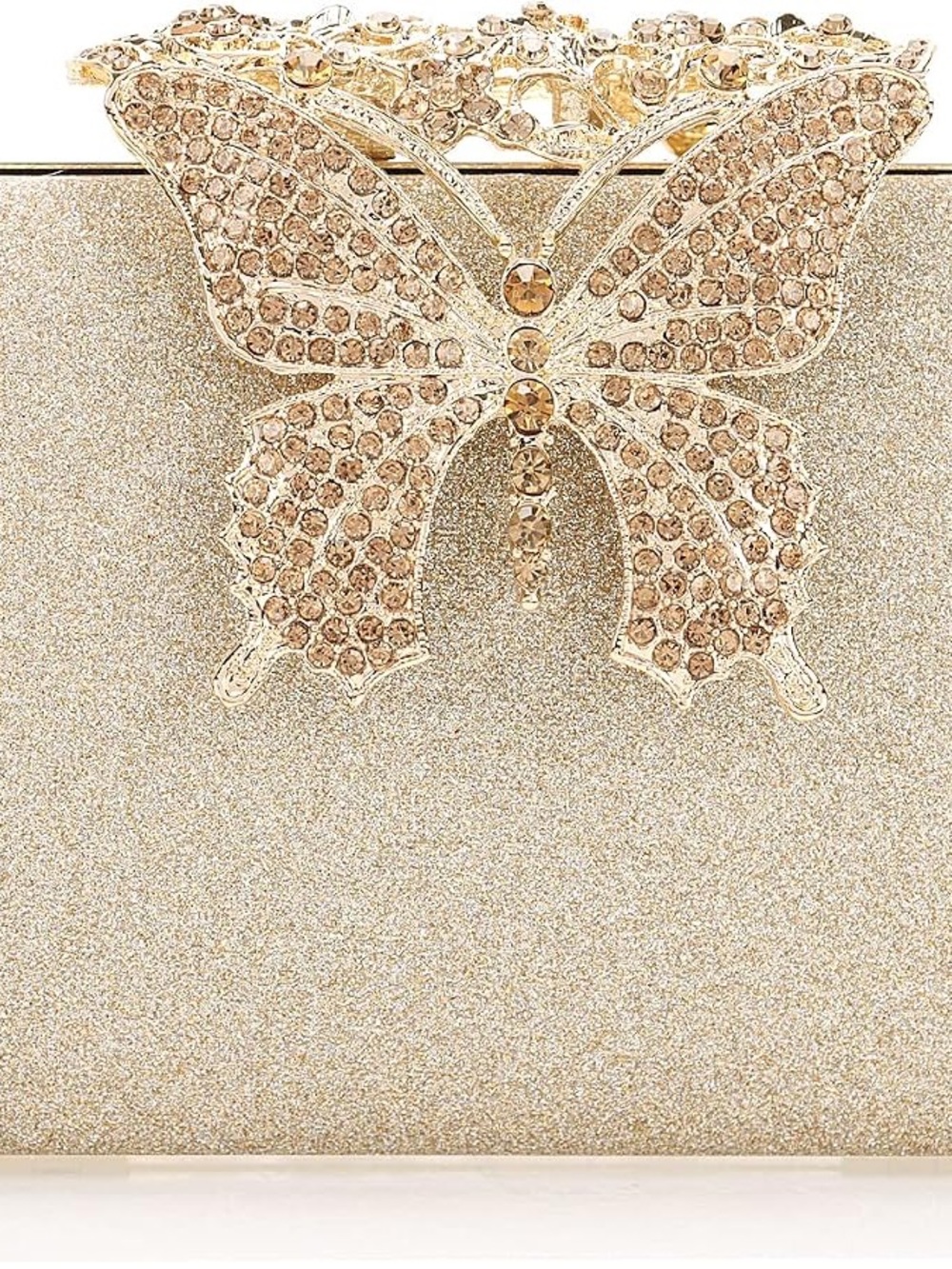 NEW Sparkling Bling Swarovski Crystal Rhinestone Clutch Butterfly Purse …